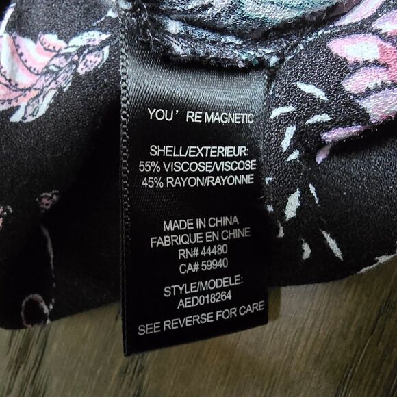 🆕️ AFRM Caley Wrap Long Sleeve Midi Dress in Pink Floral Print - Picture 12 of 13